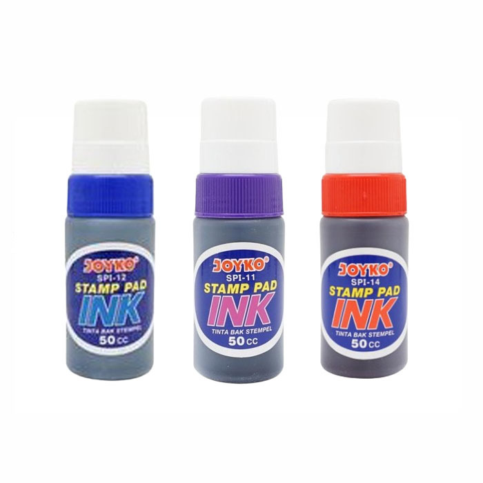 Jual Tinta Pad Ink / Refill Tinta Stempel Joyko Biru Ungu Merah SPI 12 ...