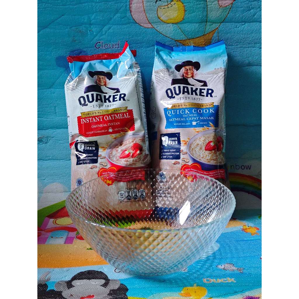 Jual Quaker Instant / Quick Cook Oatmeal 800 gram ED 03/27 Bundling ...