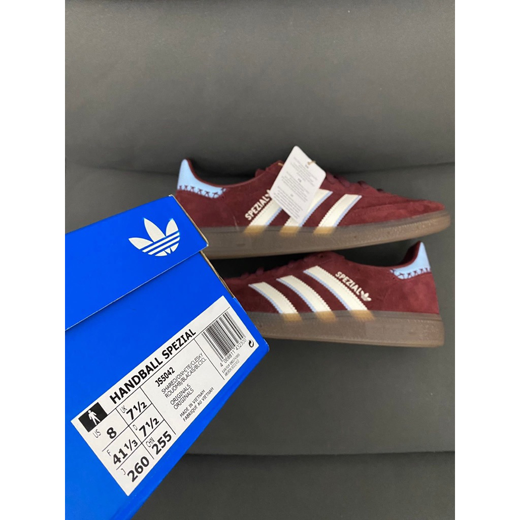 Jual ADIDAS HANDBALL SPEZIAL SHADOW RED CHEVRON STITCH BNIB JS5042 ...