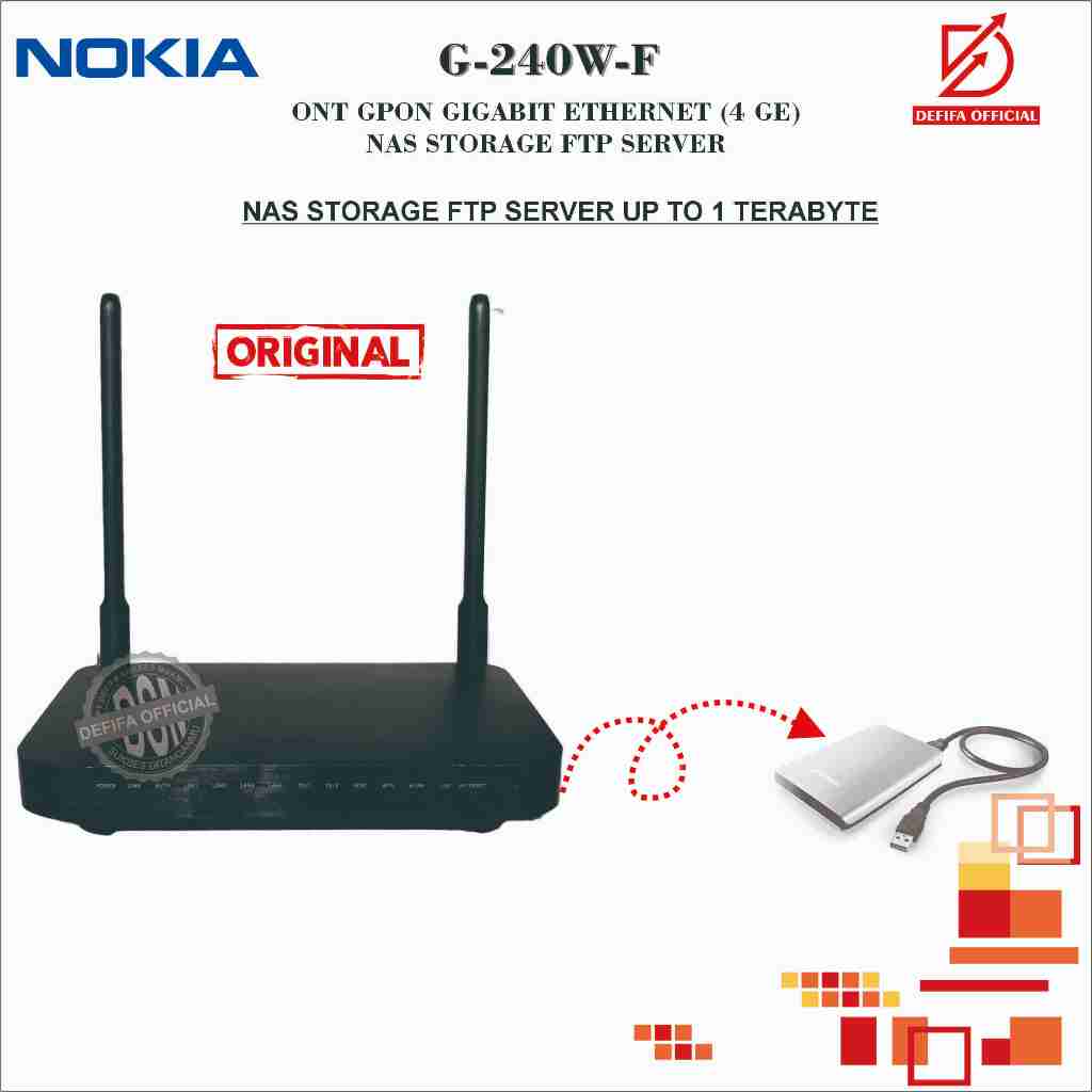 Jual Router ONT Nokia G-240W-F GPON WIFI WIRELESS Akses Poin Gigabit ...