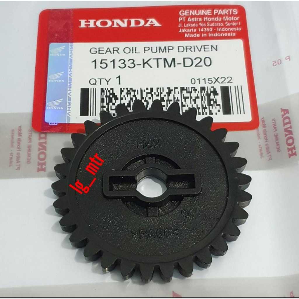 Jual GIGI POMPA OLI GEAR OIL PUMP DRIVEN SUPRA X 125 FI SUPRA X 125 ...
