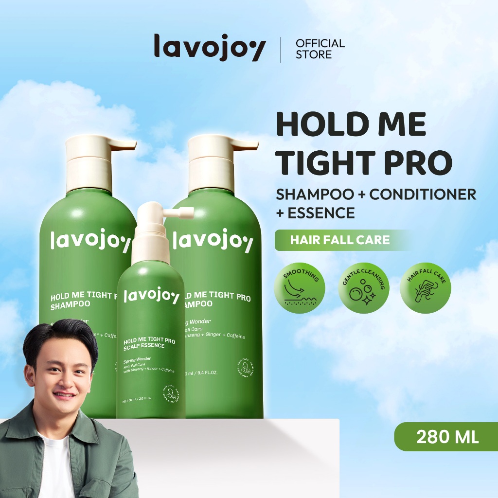Jual [HAIR FALL CARE SET] Lavojoy Hold Me Tight Pro Shampoo ...