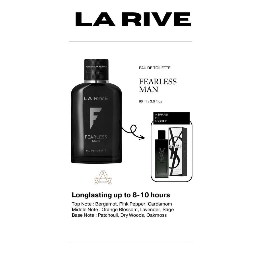 Jual La Rive Fearless for Men EDT 90 ml | Shopee Indonesia