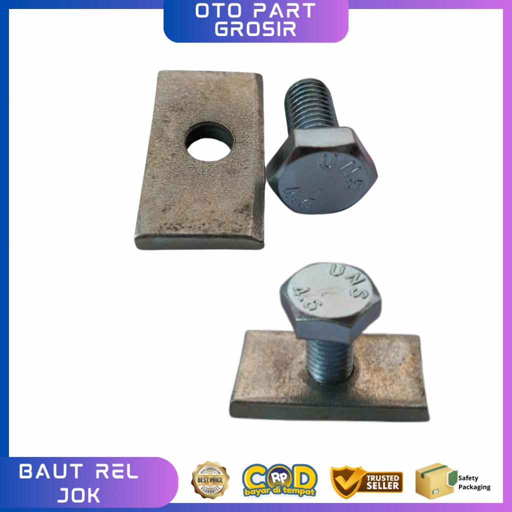 Jual BAUT MUR REL JOK/Baut Rel Jok 17MM/Baut Mur Rel Jok Bus | Shopee ...