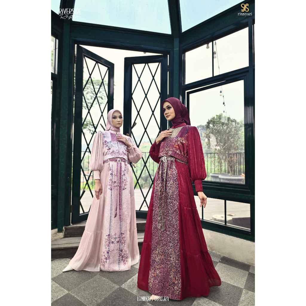Jual RITZ SYARI - SET DRESS LUMINOUS OBSCURA PREMIUM “RIVERSIDE RHYTHM ...