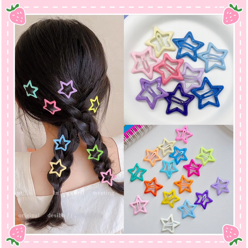 Jual Jepit Rambut Bentuk Bintang Hair Clips Bintang Aksesoris Rambut ...