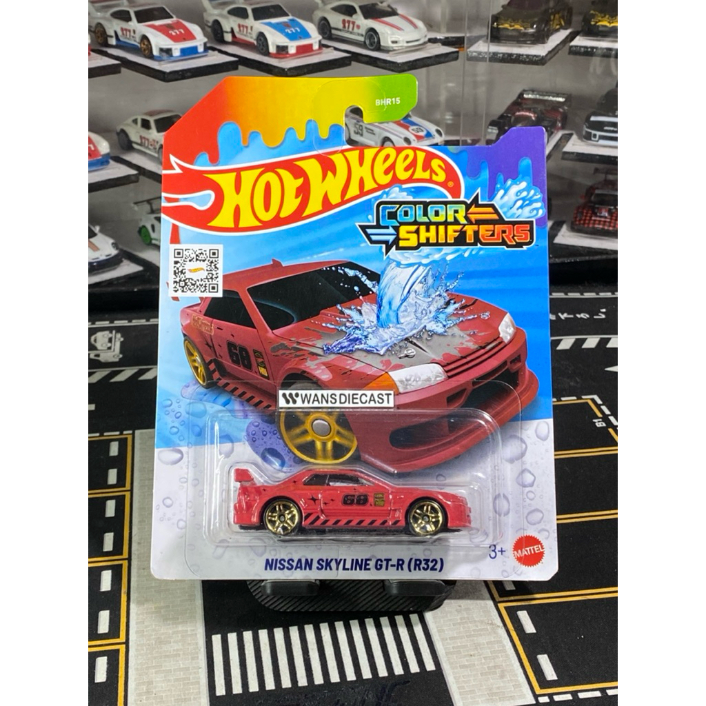 Jual Hot Wheels Nissan Skyline GT-R R32 Color Shifters Red Jdm | Shopee ...