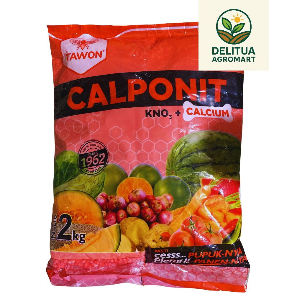 Jual PUPUK CALPONIT KNO3 + CALCIUM 2 KG | Shopee Indonesia