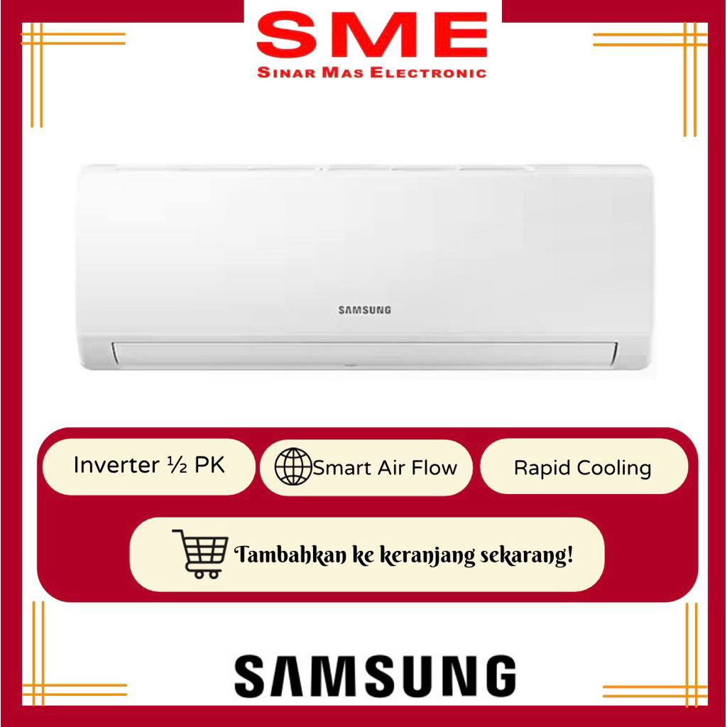Jual AC SAMSUNG 1/2 PK INVERTER - AR05AYHL | Shopee Indonesia