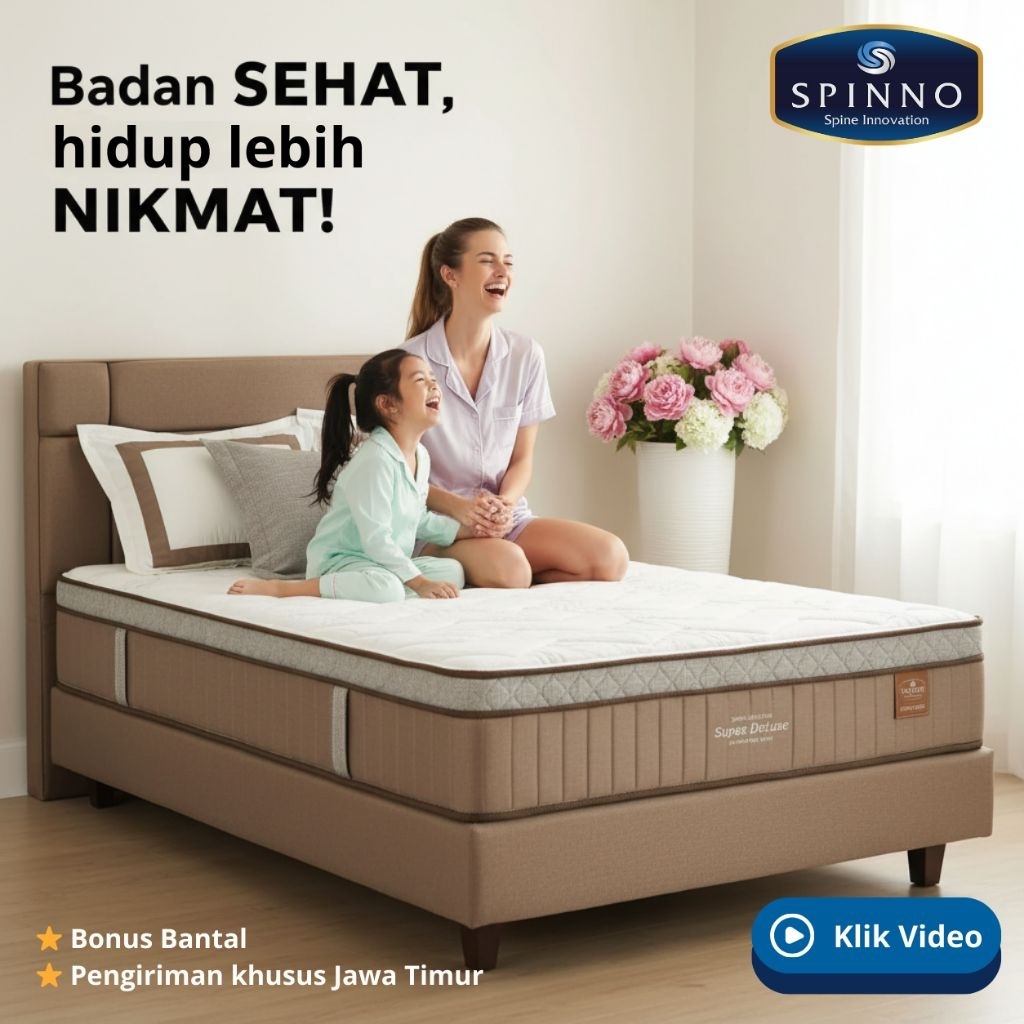 Jual Kasur Springbed Spinno - Super Deluxe | Shopee Indonesia