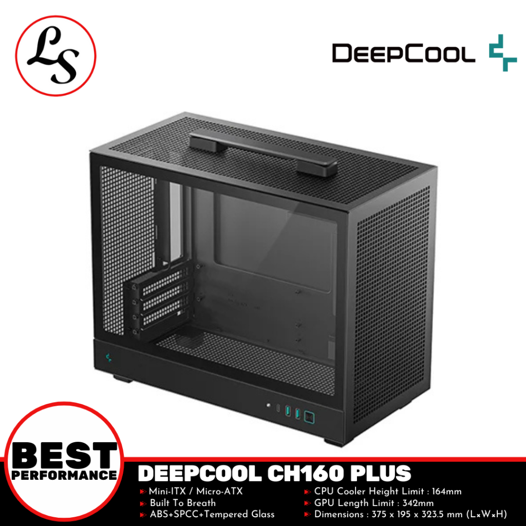 Jual DEEPCOOL CASING CH160 Plus M-ATX Case Mini ITX / Micro ATX ...