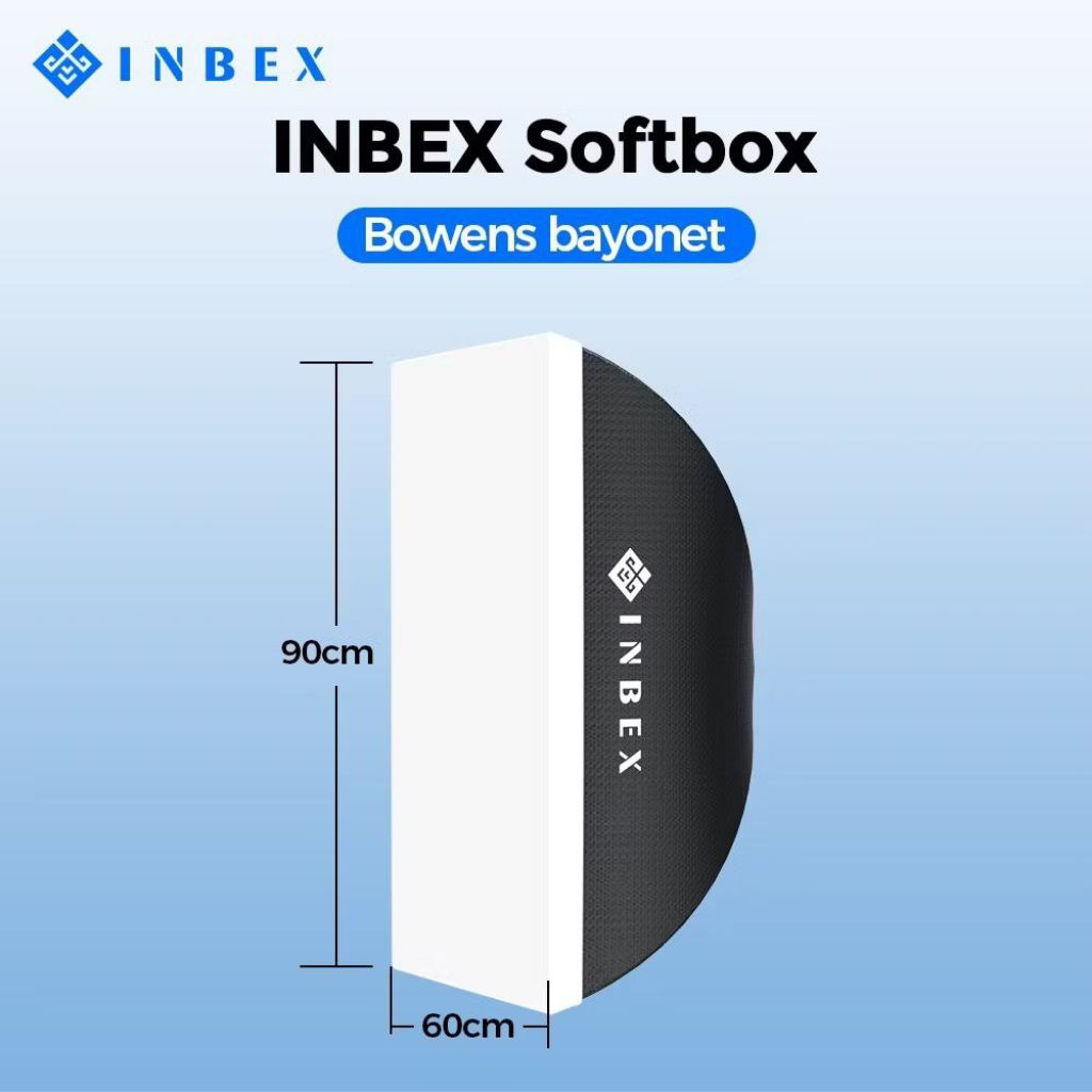 Jual INBEX Softbox 60*90CM :ideal untuk studio foto,video,dan live ...