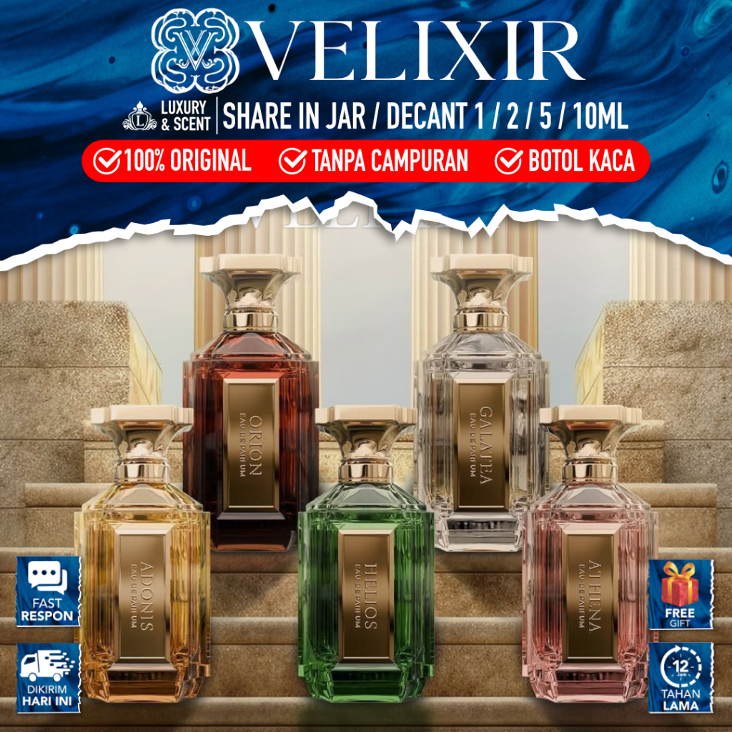 Jual DECANT VELIXIR (SHARE IN JAR) PARFUME ATHENA Travel Size 1/2/5 ...