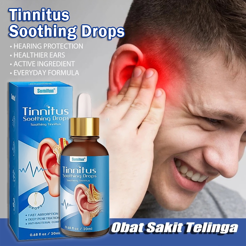 Jual Obat Congek Menahun 20ml Tinnitus Relief Ear Discomfort Perawatan ...