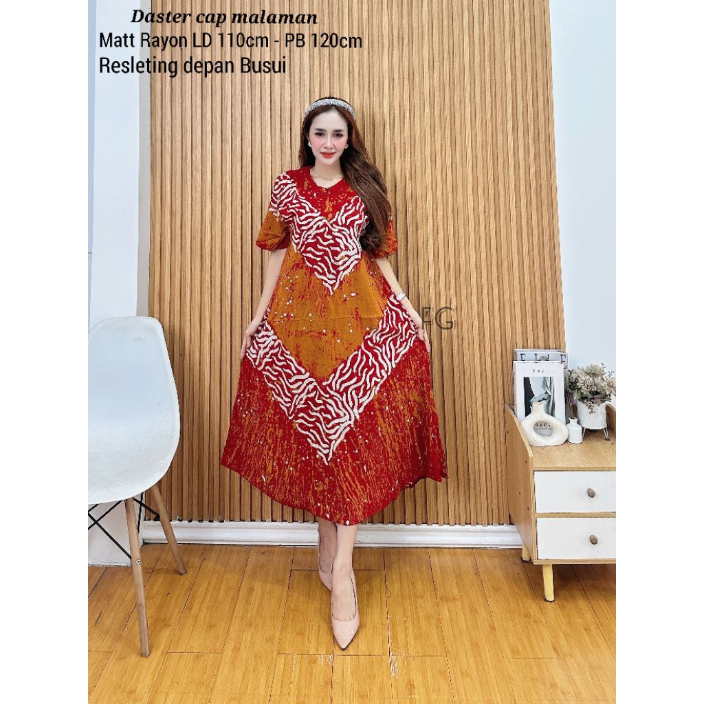 Daster Bahan Twill Rayon Super Lengan 10