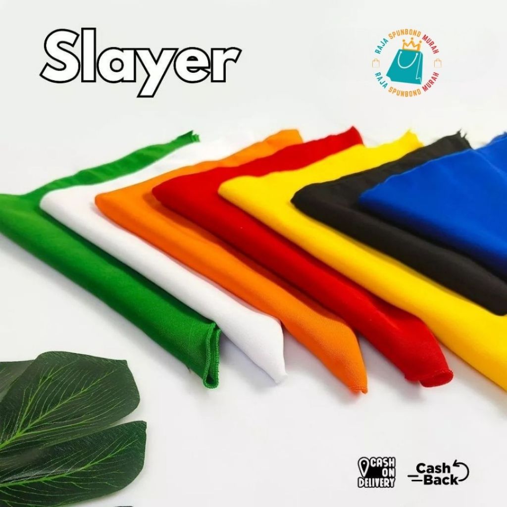 Jual Slayer Syal Bandana Iket Segitiga Slayer Bandana Polos Halus ...