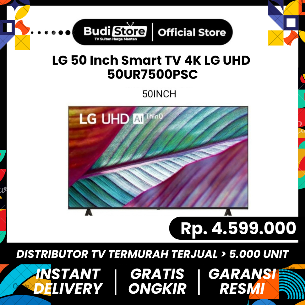 Jual LG Smart TV 50 Inch Terlengkap & Harga Terbaru Juli 2026 | Shopee ...