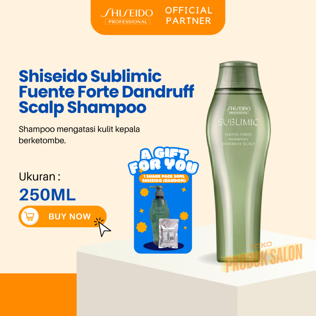 HOT DEAL Shiseido Professional NEW SUBLIMIC FUENTE FORTE Shampoo Dandruff Scalp 250ml