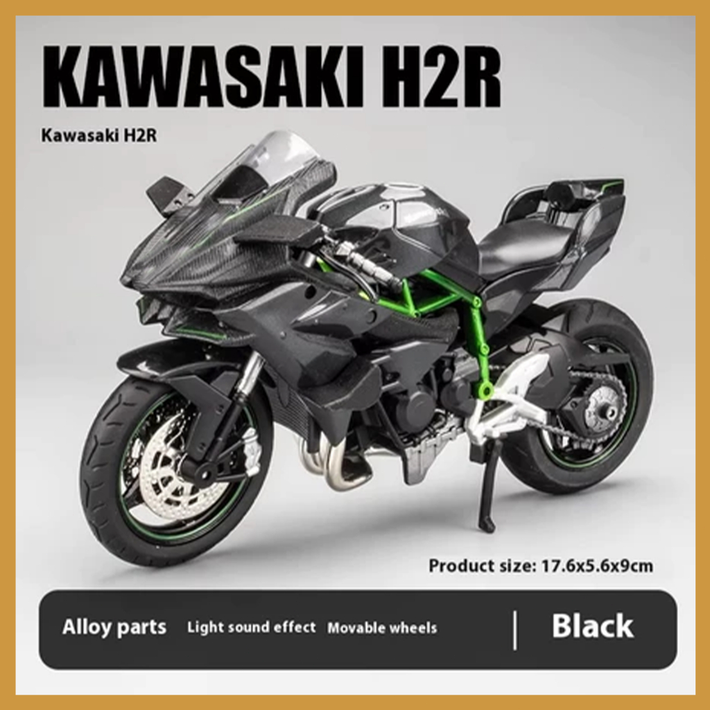 Jual 1:18 12 CM Untuk Mainan / Koleksi Anak Alloy Motor Balap Kawasaki ...