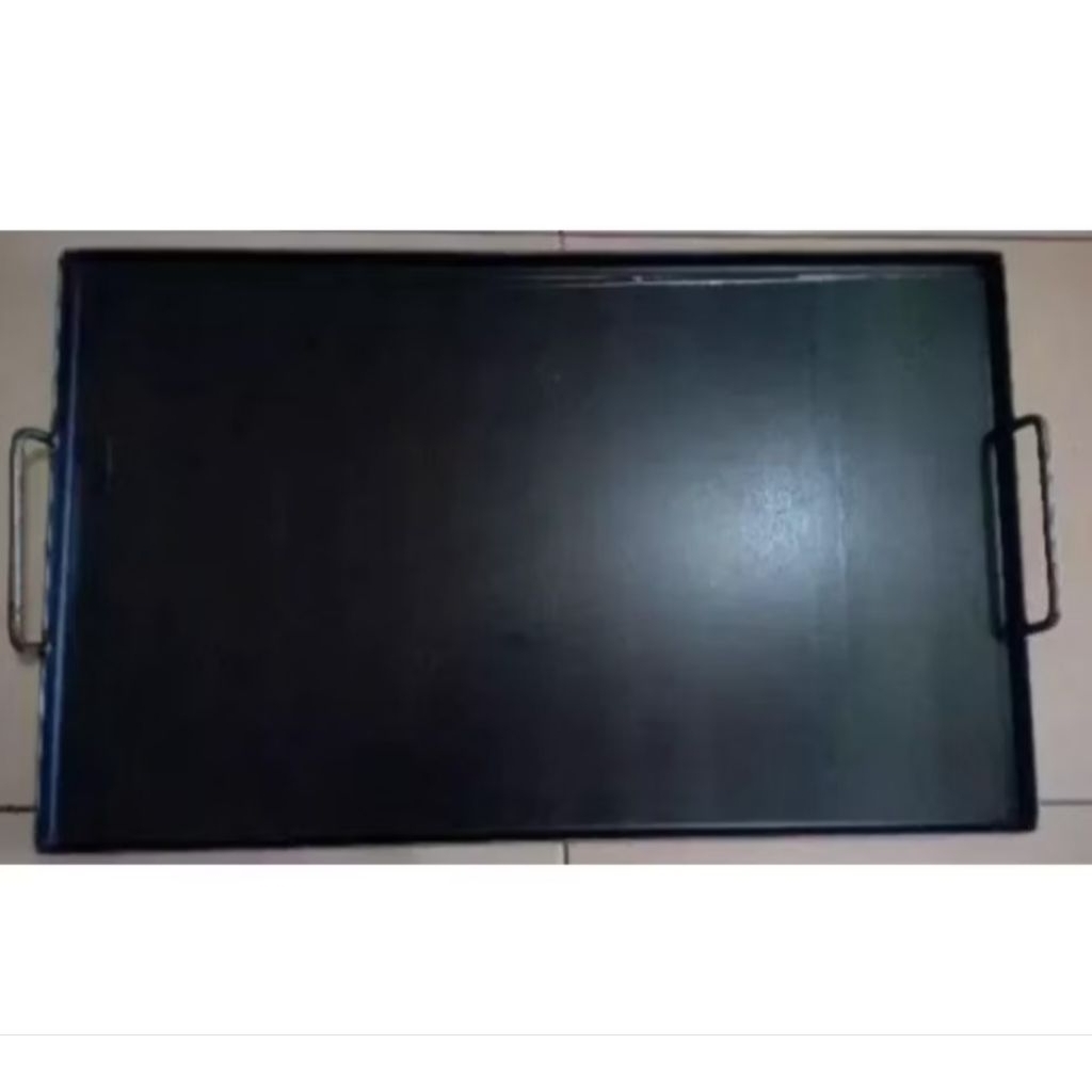 Jual Wajan Baja Hitam Tekuk Khusus 2 Tungku Kompor Anti Lengket/Wajan ...