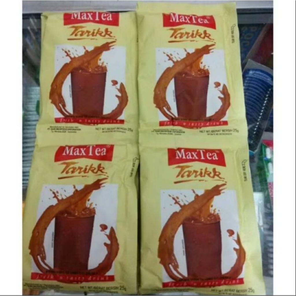 Jual MaxTea Teh Tarik 1 Renceng Isi 10 Sachet x 25gr | Shopee Indonesia