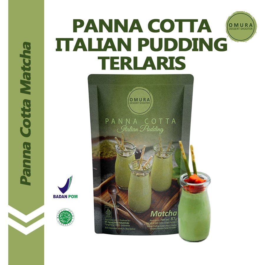 Jual [PANNA COTTA] Panna Cotta Pudding Susu Italia Rasa Matcha/Green ...
