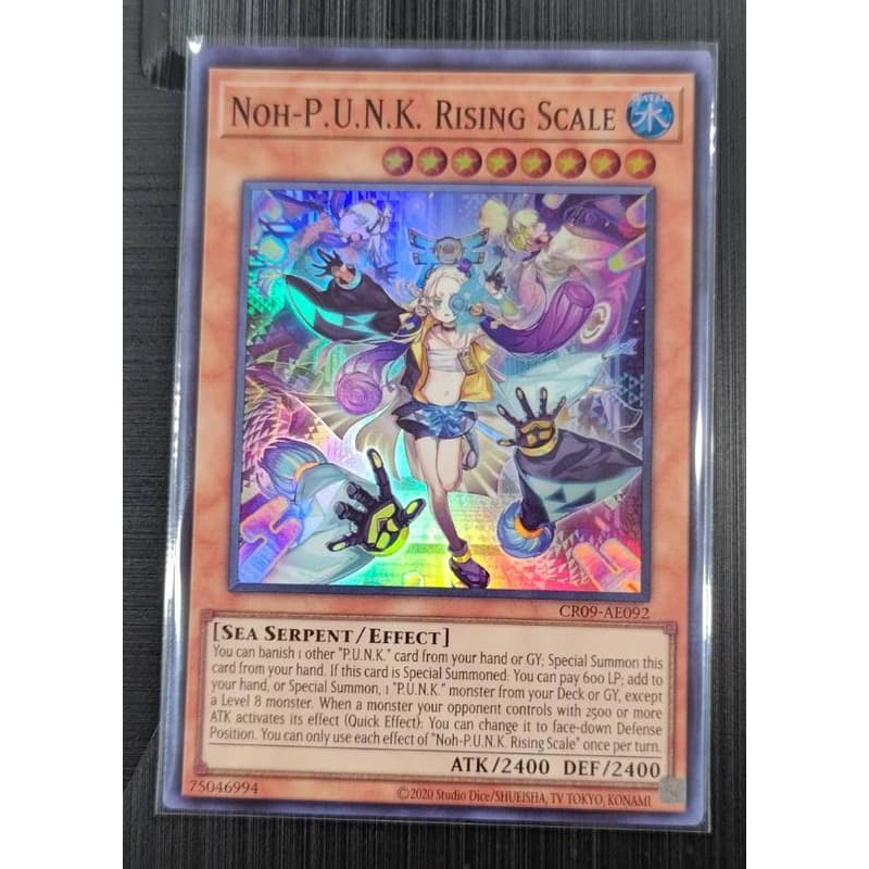Jual Kartu Yugioh AE CR09-AE092 Noh-P.U.N.K. Rising Scale - Super ...