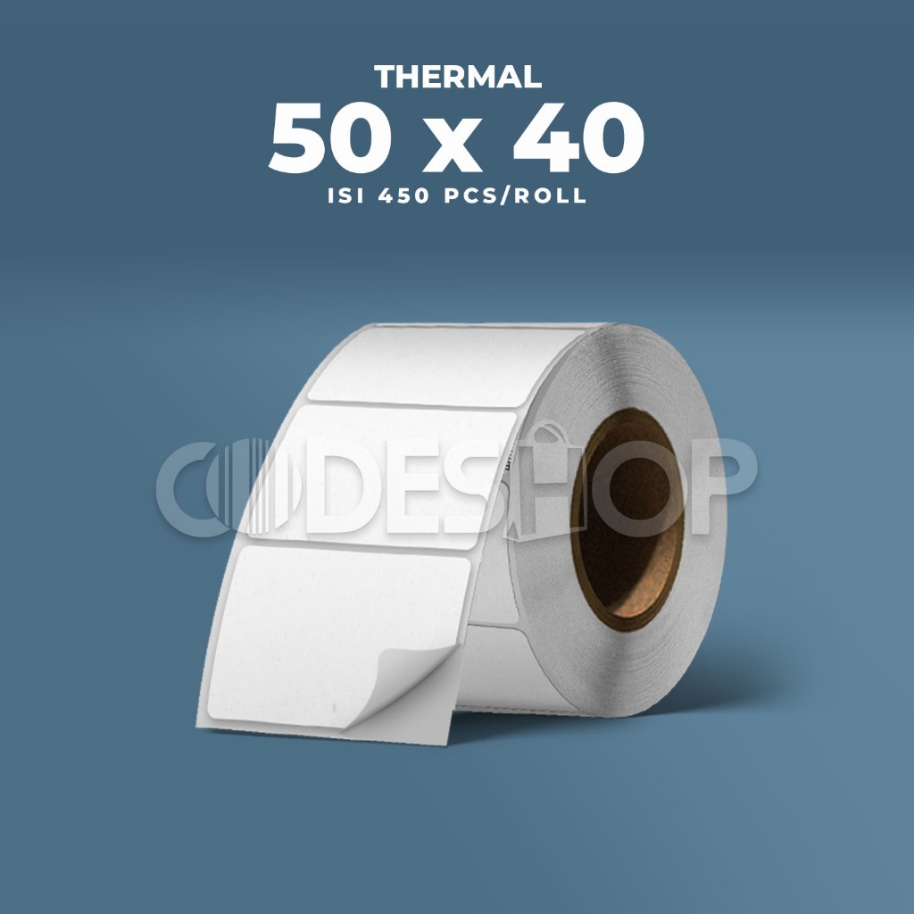 Jual Label Printer Barcode 50x40mm Thermal isi 450 Pcs Timbangan ...