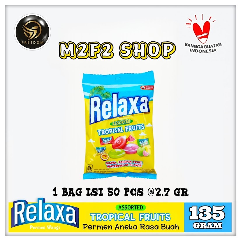 Jual Relaxa Assorted Tropical Fruits Flavor Candy | Permen Aneka Rasa ...