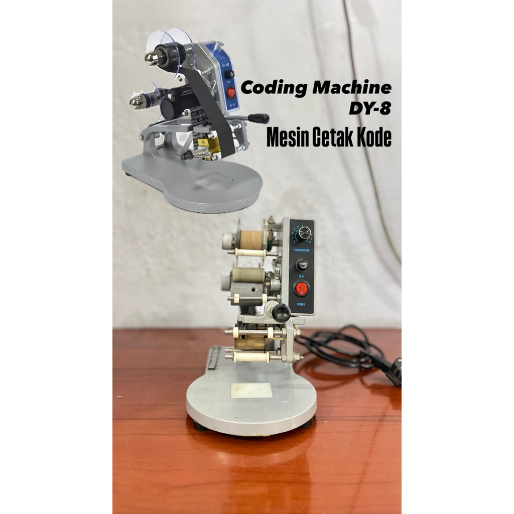 Jual CODING MACHINE DY-8 MESIN CETAK KODE EXPIRED TANGGAL ANGKA ABJAD ...