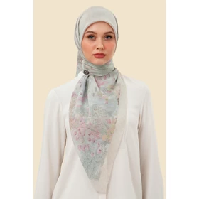 ZYTADELIA Arabella Scraves Series Printed Scarf Hijab Segi Empat Hijab Aire Voile Hijab Premium