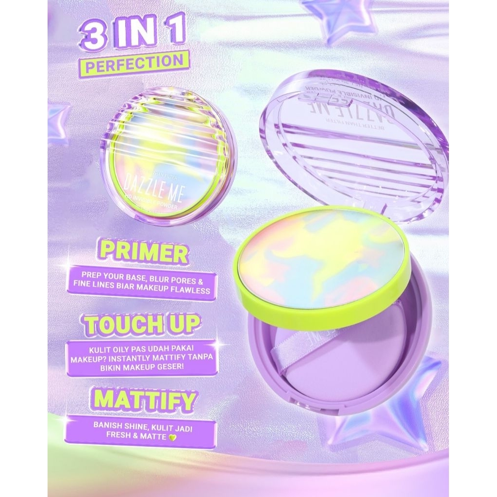 Jual DAZZLE ME HD Invisible Powder - 5g | Shopee Indonesia