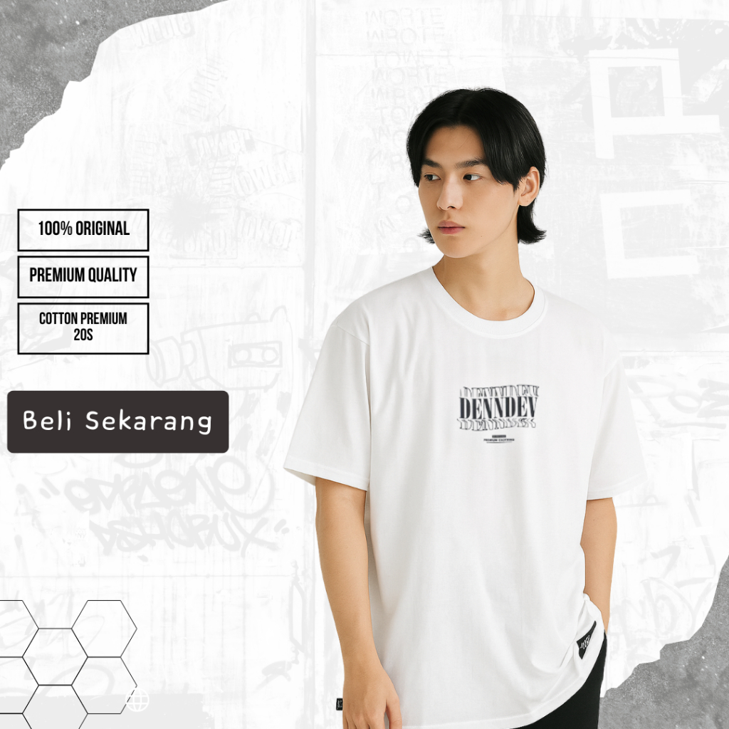 Jual DEN N DEV - Kaos Big Size Original Pria - T-Shirt Jumbo Pria Motif ...