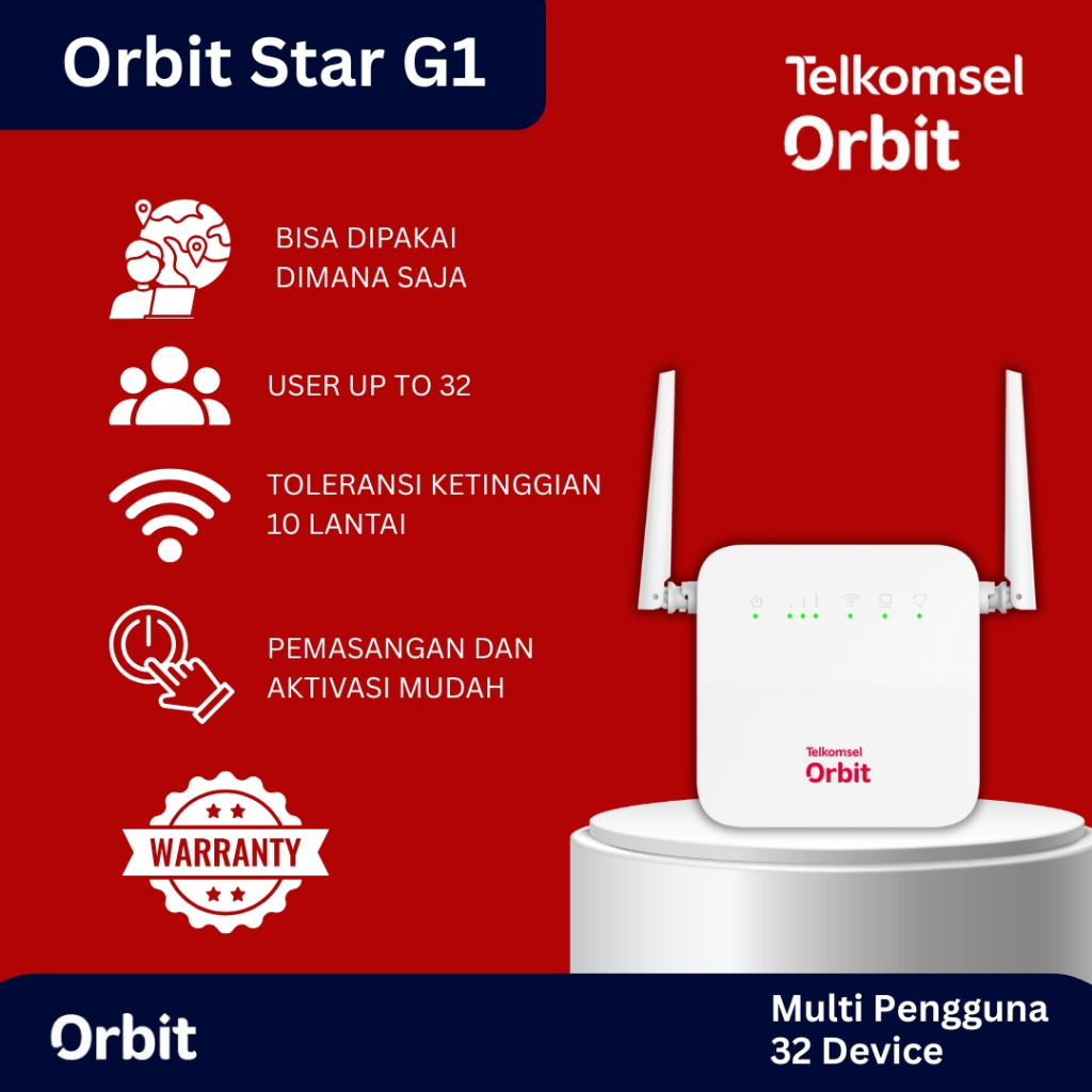 Jual Modem Telkomsel Orbit Star G1 Wifi 4G High Speed (Non Kuota ...