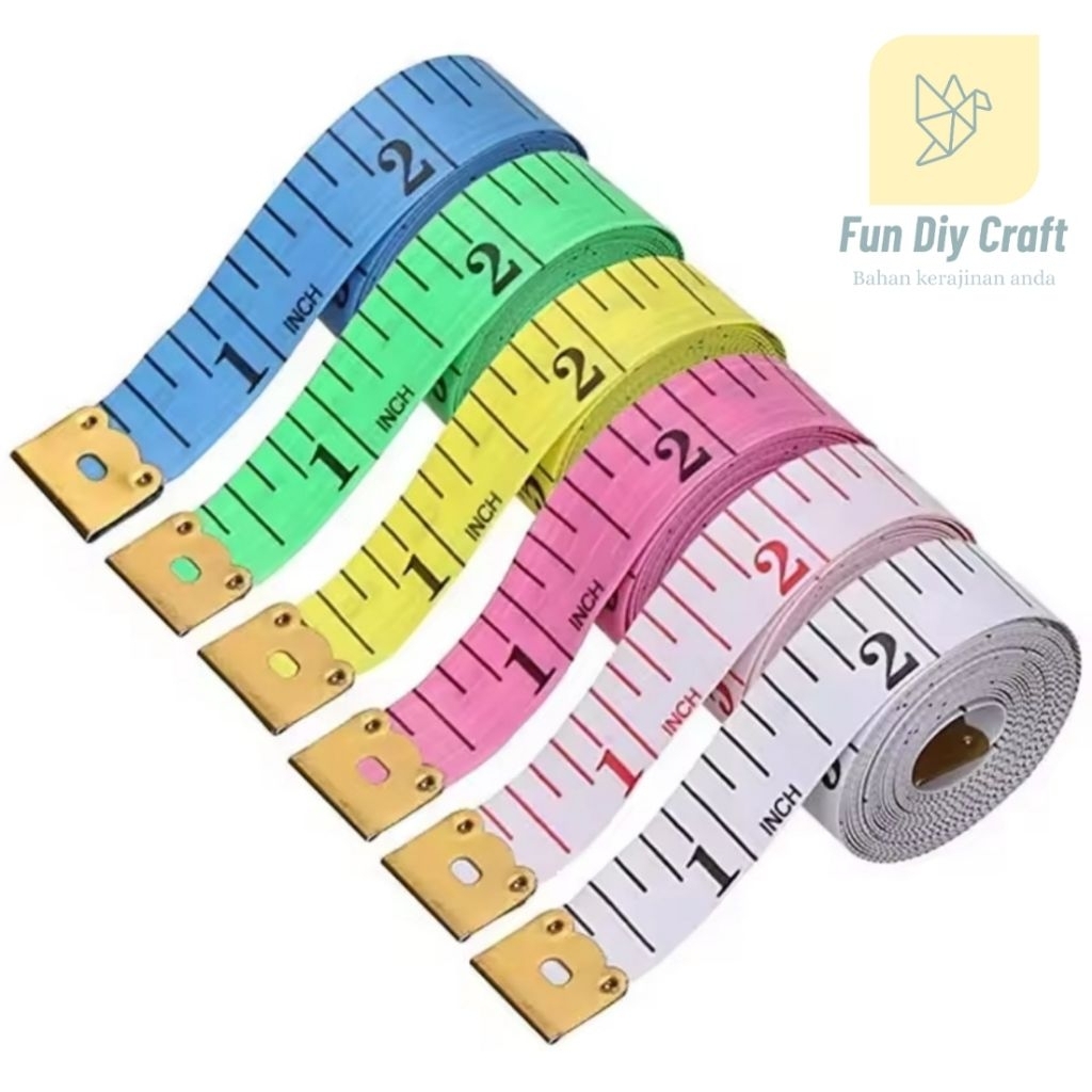 Jual Alat ukur baju - Meteran kain - Meteran badan - Meteran warna ...