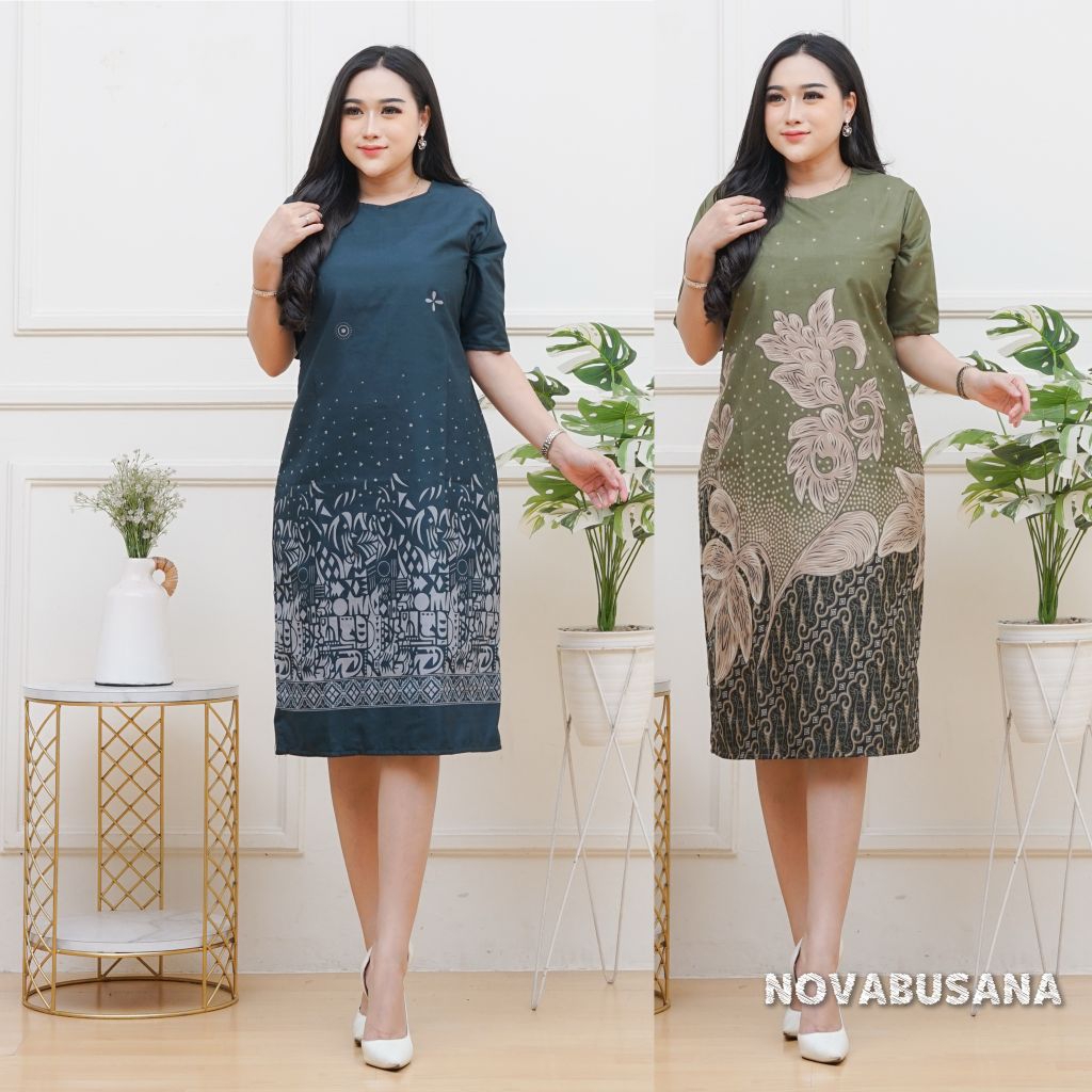 model dress untuk orang gemuk dan pendek 10 Inspirasi Dress Brokat untuk Wanita Plus Size dan Bertubuh Pendek,  Tampil Makin Percaya Diri
