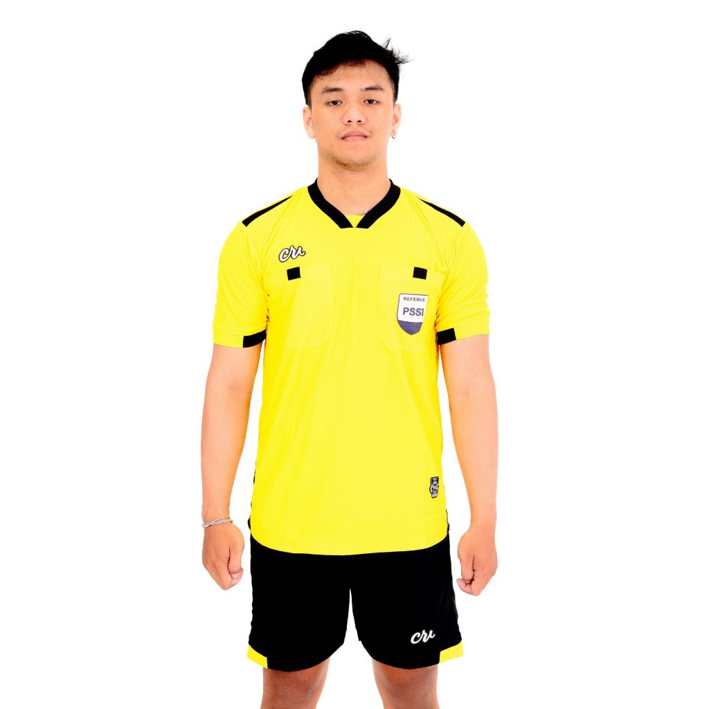 Jual Apparel CRV | Jersey Wasit REFEREE PSSI | Yellow | Shopee Indonesia