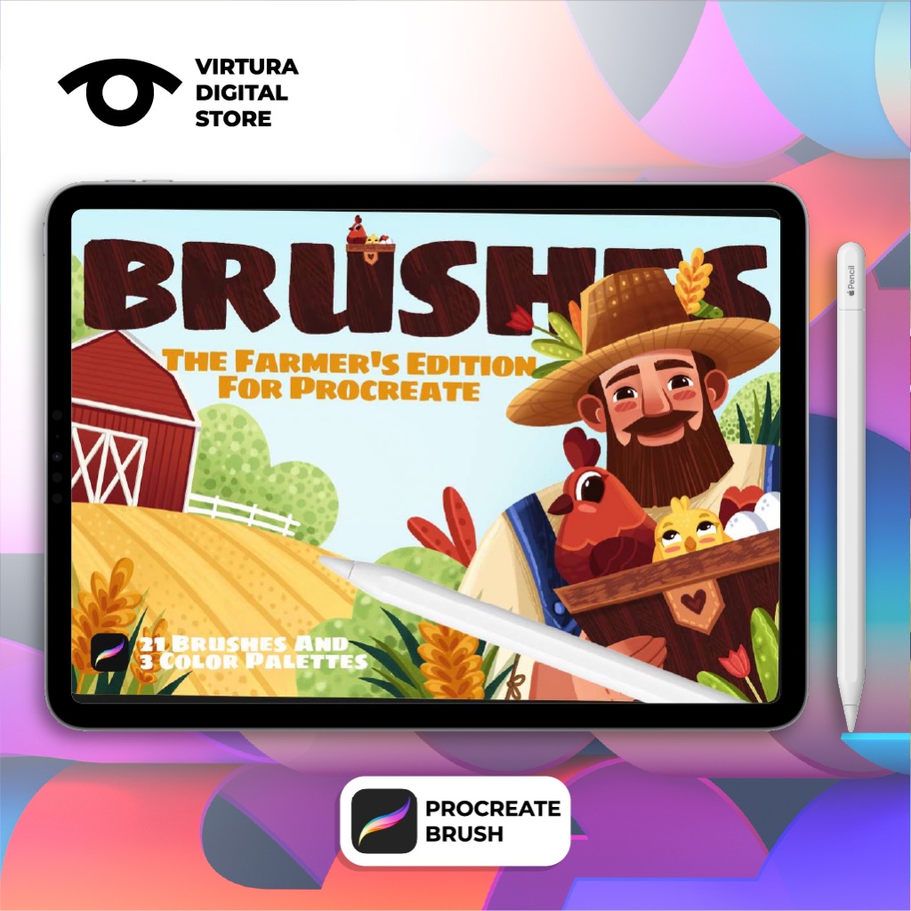 Jual Procreate Brush The Farmers Brushes PB00015 | Shopee Indonesia