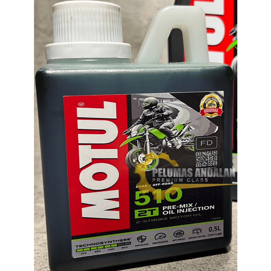 Jual Oli Samping Motul 510 Oli Motor 2T Repack Kemasan 500ml Original ...
