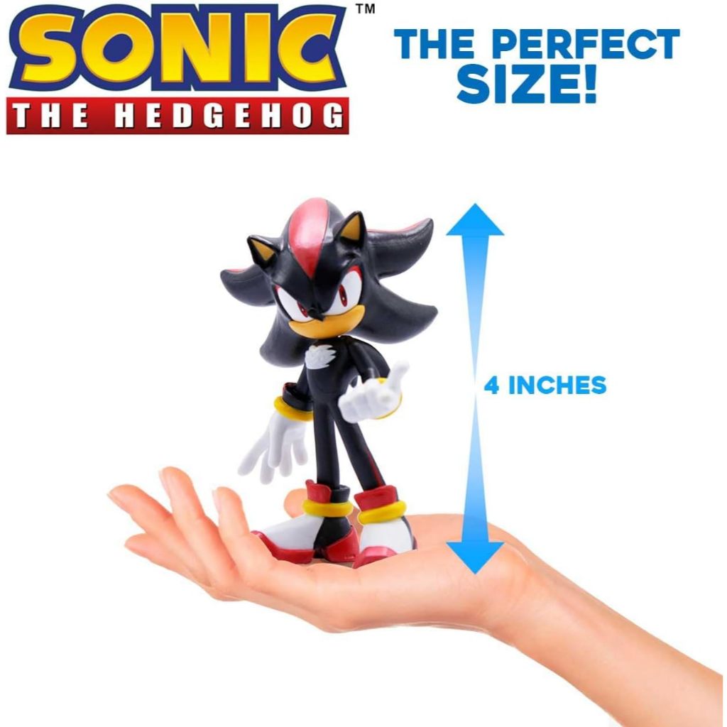 Jual Official Sonic The Hedgehog Metallic Knuckles & Shadow 4″ Action ...