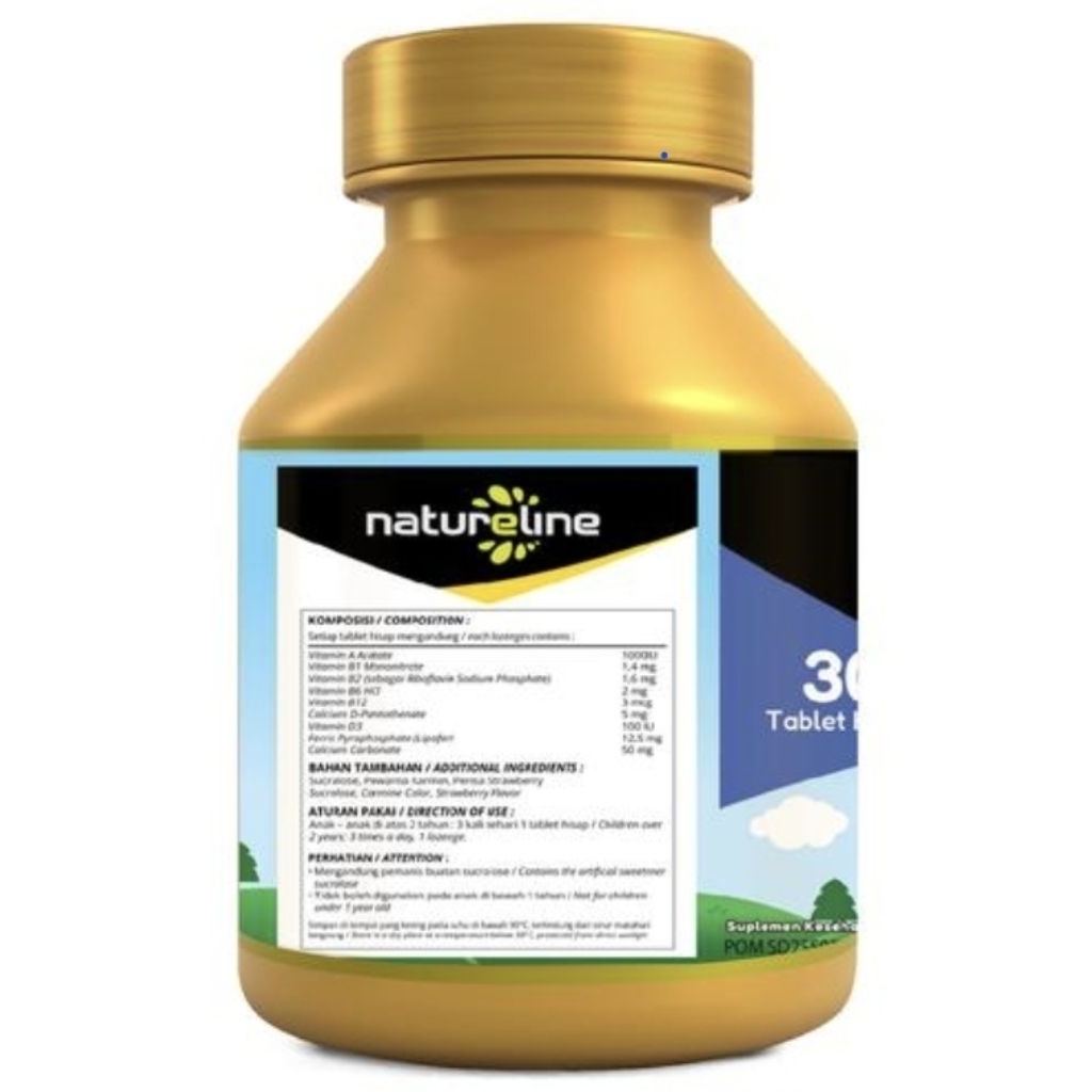 Jual NATURELINE KIDS MILTIVITAMINS WITH MINERALS RASA STRAWBERRY ISI 30 ...