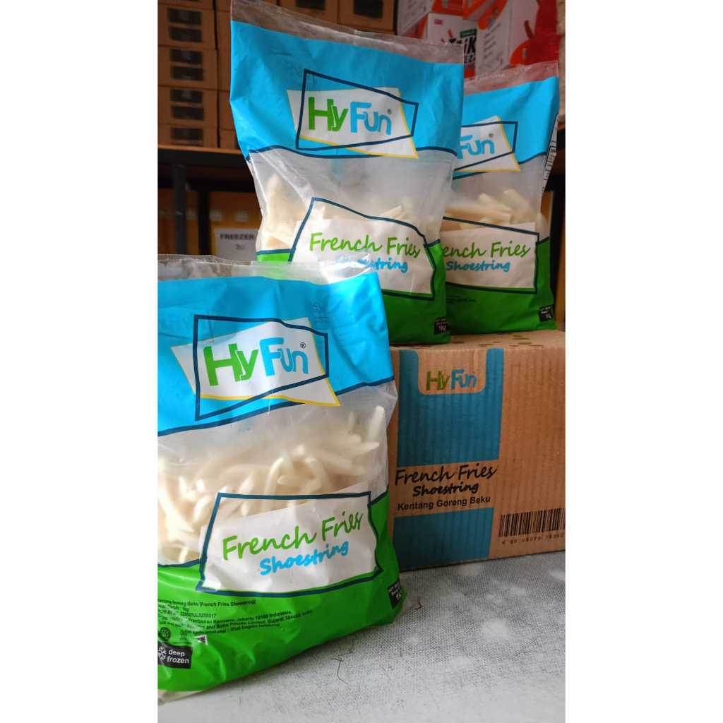 Jual Hyfun French Fries Snack Sehat Dan Lezat/ Kentang goreng frozen 1 ...