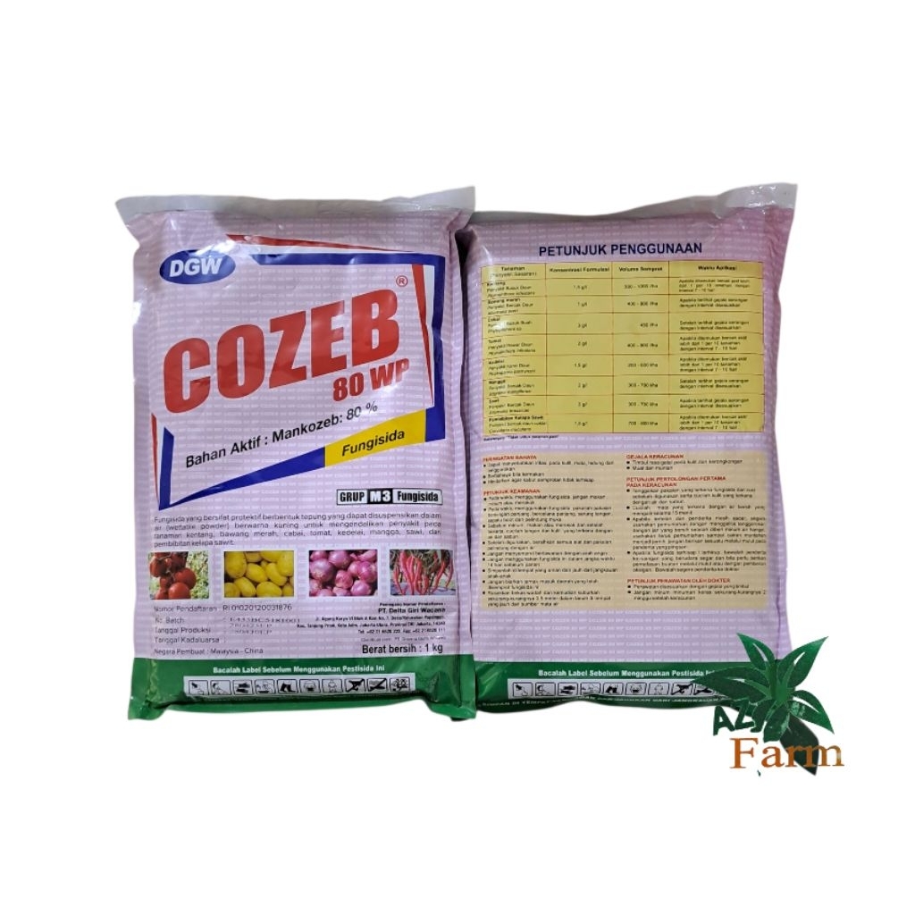 Jual COZEB 1KG fungisida MANCOZEB 80WP | Shopee Indonesia