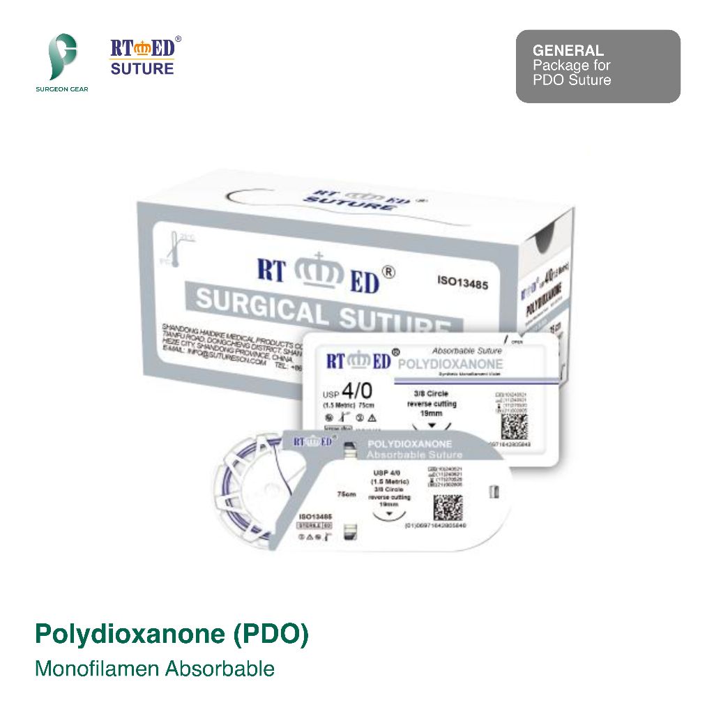 Jual Benang Jahit Operasi Monofilamen Absorbable PDO PGCL BOX | Shopee ...