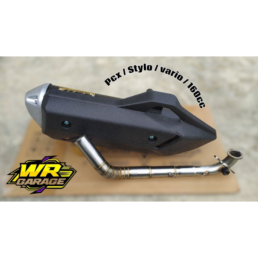 Jual Knalpot Pcx 160 / knalpot motor matic / knalpot standar racing ...