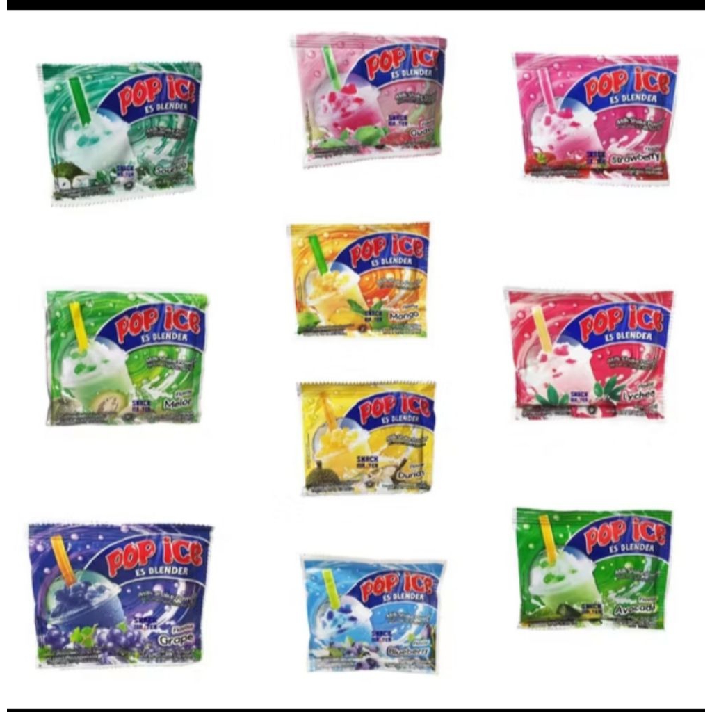 Jual pop ice aneka rasa isi 10 pcs | Shopee Indonesia