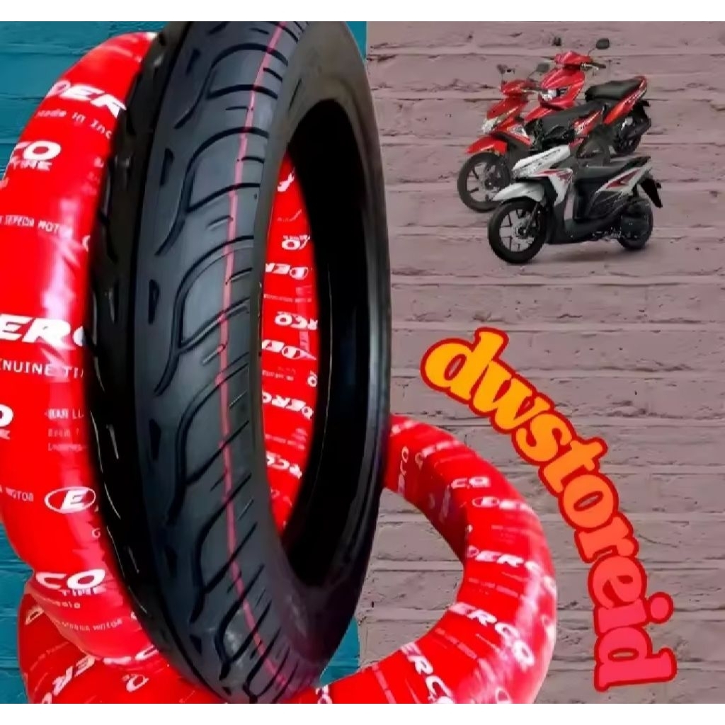 Jual Ban motor tubeless metic ring 14 80 90 & 90 90 ban DEPAN BELAKANG ...