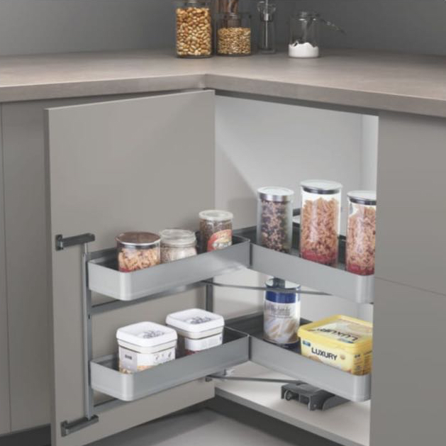 Jual RITZO Base Unit Aluminium Pantry (Swing) 400/600 mm/ 2 Tier | TUP ...