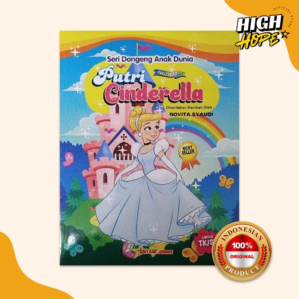 Jual Buku Seri Dongeng Anak Dunia - Putri Cinderella - Bintang Junior ...