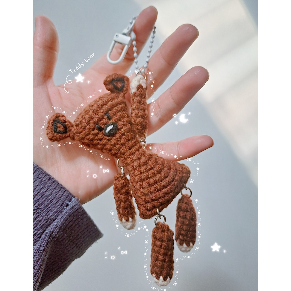 Jual custom amigurumi//gantungan rajut//keychain crochet//crochet ...